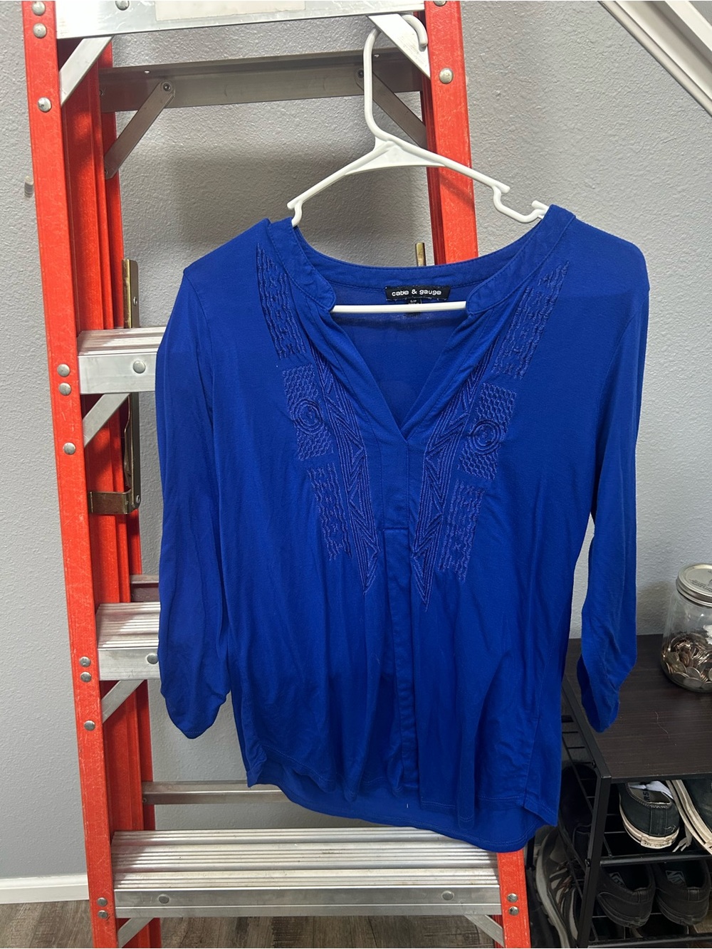 Women’s Blouse with Button Detail